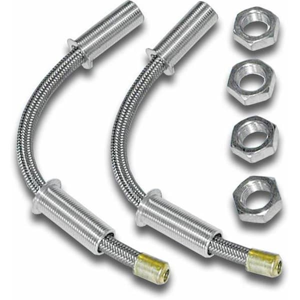Autoloc Power Accessories 492 12 Inch Stainless Steel Door Loom -1 Pair 492 - main
